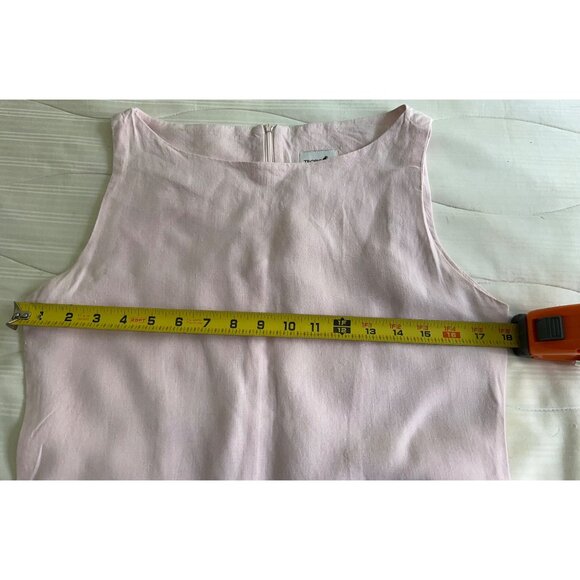 Tropic of Linen Shift Dress Sz 12 100% Linen Career Minimalist Casual - Picture 3 of 8